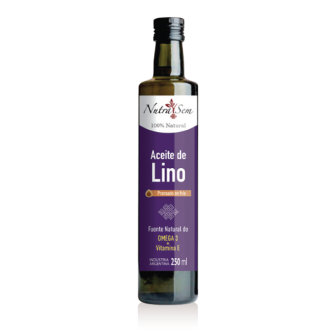 Aceite de Lino Gourmet Prensado en Frío Nutrasem x 250ml