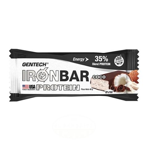 Barra de Proteina sabor Coco Iron Bar Gentech x 46gr