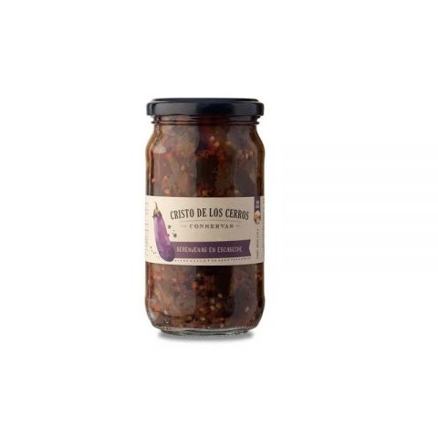 Berenjenas en Escabeche x 300 Gr (Cristo de los Cerros)