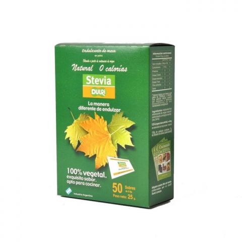 Edulcorante Stevia Dulri x 50 Sobres