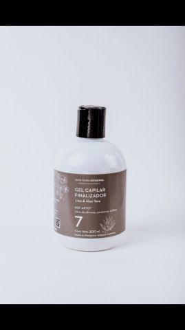 Gel Finalizador De Lino Y Aloe Vera (verbena limon uva) Savia Tierra x 300ml