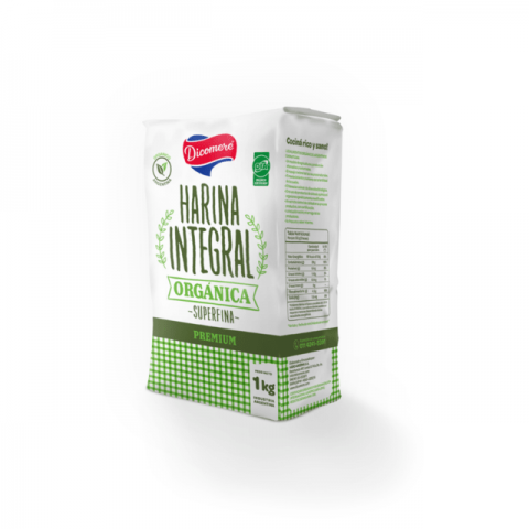 Harina de Trigo Integral Orgánica x 1 Kg (Dicomere)