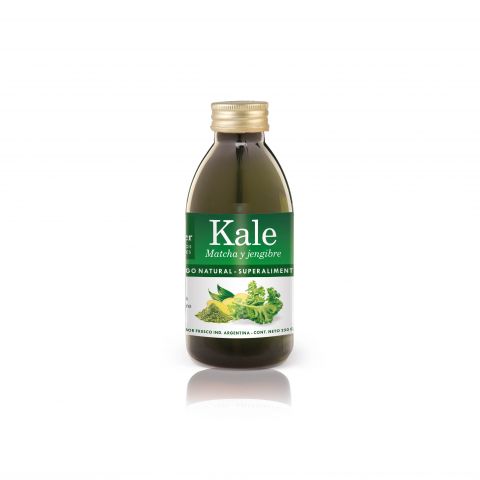 Jugo de Kale + Matcha y Jengibre x 500 ml (Natier)