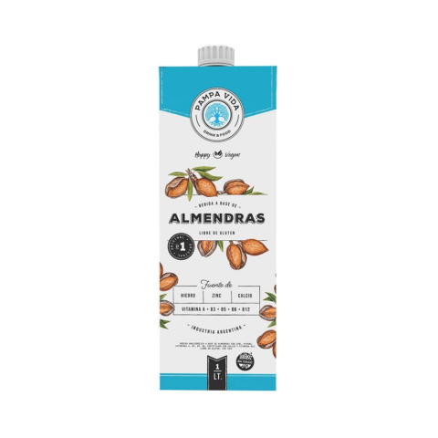 Leche de Almendras Original x 1Lt (Pampa Vida)