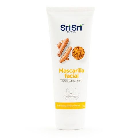 Mascarilla Facial con Cúrcuma de la India x 100 Gr (Sri Sri)