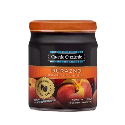 Mermelada de Durazno con Stevia x 300 Gr (Cuarto Creciente)