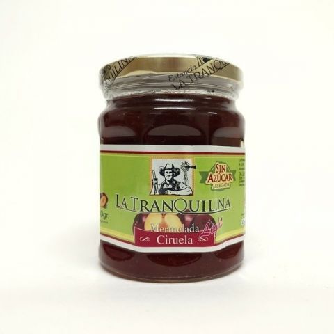 Mermelada con stevia sabor Ciruela x 330 Gr (La Tranquilina)