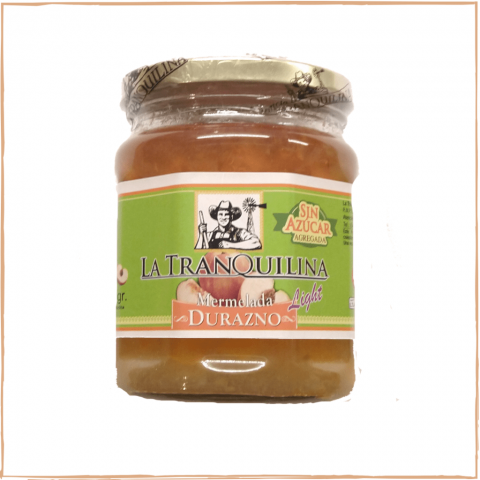 Mermelada con stevia sabor Durazno x 330 Gr (La Tranquilina)