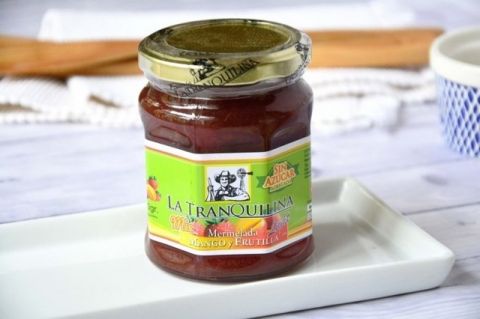 Mermelada con stevia sabor Frutilla y Mango x 330 Gr (La Tranquilina)