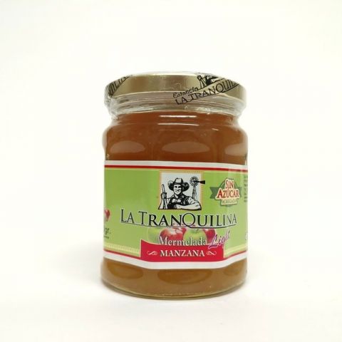 Mermelada con stevia sabor Manzana x 330 Gr (La Tranquilina)