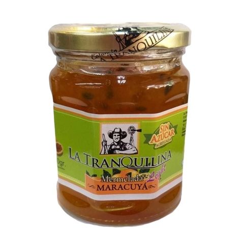 Mermelada con stevia sabor Maracuyá x 330 Gr (La Tranquilina)