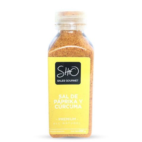 Sal de Paprika y Curcuma Premium x 200 Gr (Shio)