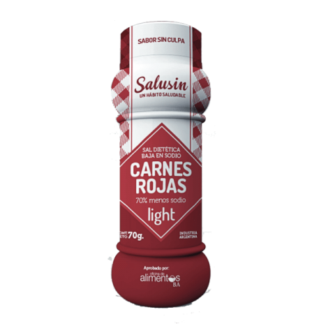 Sal Diet Baja en Sodio Salusin Carnes Rojas x 70 Gr (Dicomere)