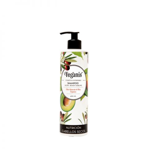 Shampoo Nutri Boost Sublime con Palta Figuacate y  Extracto Orgánico de Oliva Veganis x 400ml