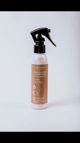 Spray Anti frizz con Proteínas Leches Vegetales de Arroz y Coco Savia Tierra x 125ml
